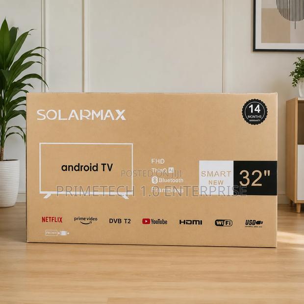 *Solarmax Smart Android 32" TV FHD Bluetooth - thumbnail 2