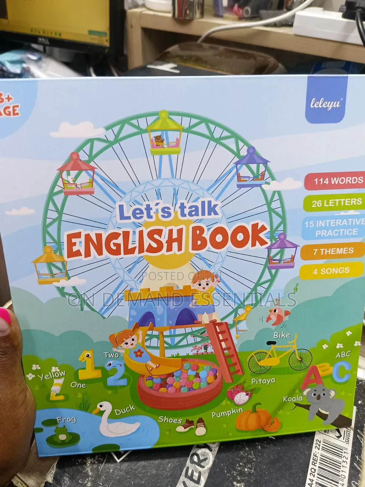 Audio Book Early Childhood English Words Sound Book