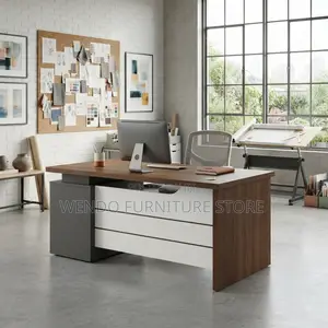 Office Desk; 1200mm Executive Home Office Drawer Desk