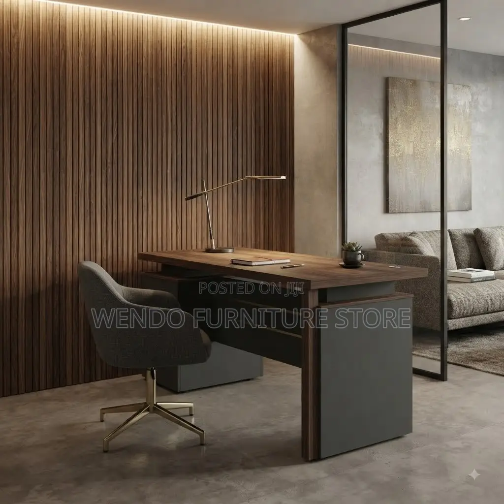 Office Desk; 1200mm Executive Home Office Drawer Desk