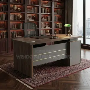 Office Desk; 1200mm Executive Home Office Drawer Desk