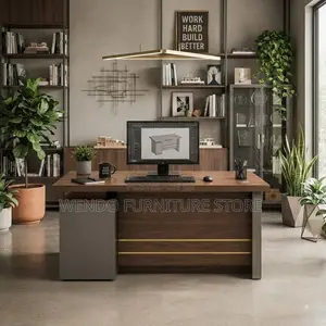 Office Desk; 1200mm Executive Home Office Drawer Desk