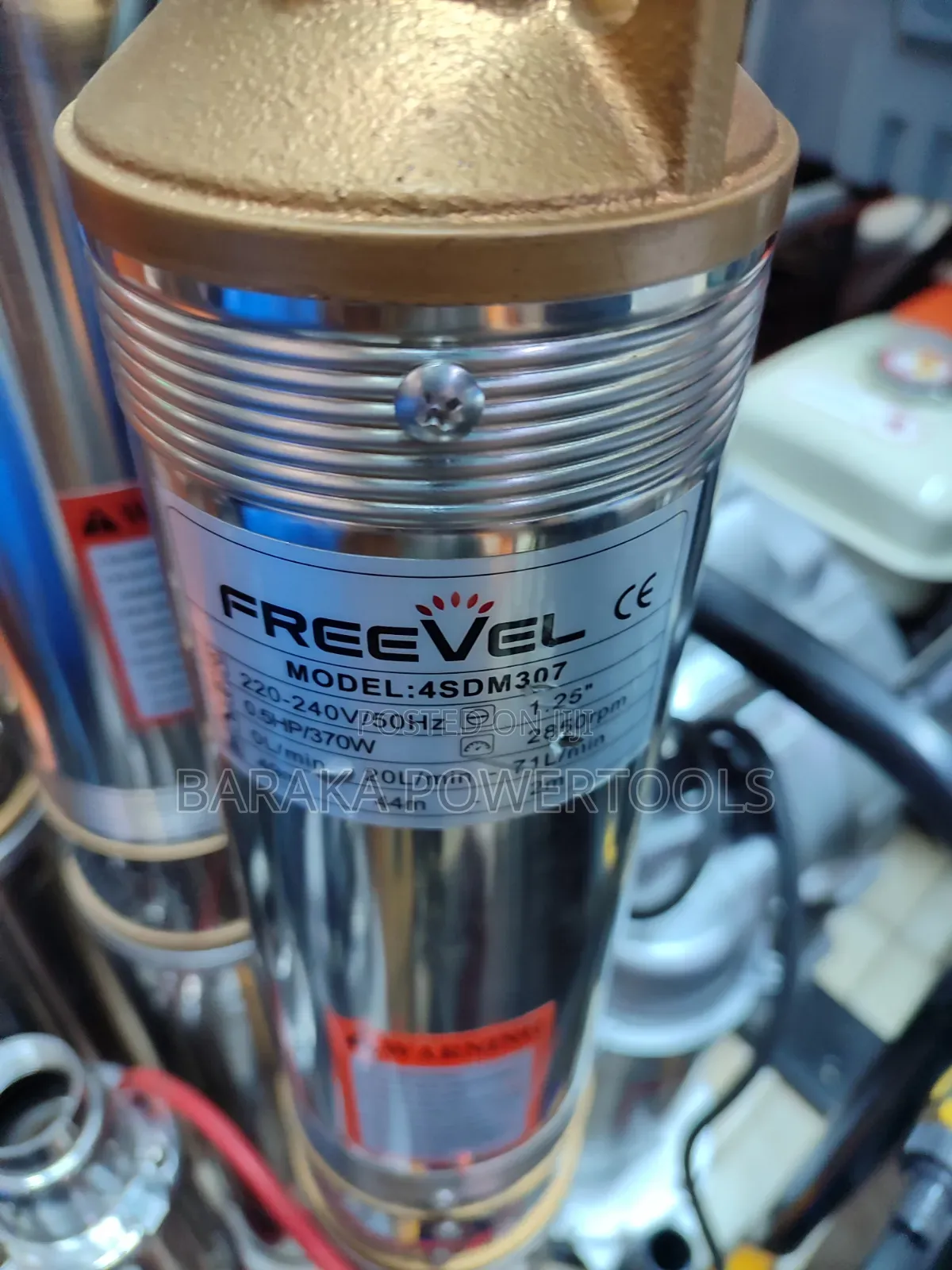 FREVEL 4SDM307 Submersible Borehole/Water Pump.