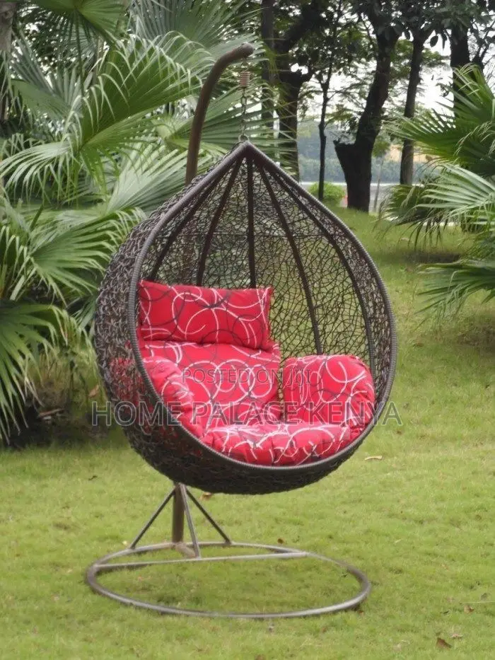 Egg Chair; Luxury Egg Hanging Chair With Thick Cushion for Balcony