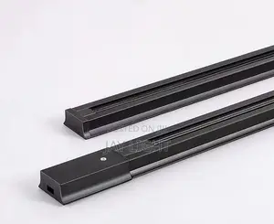 Black Rail System Adapter Ceiling LED Track Light Accessories