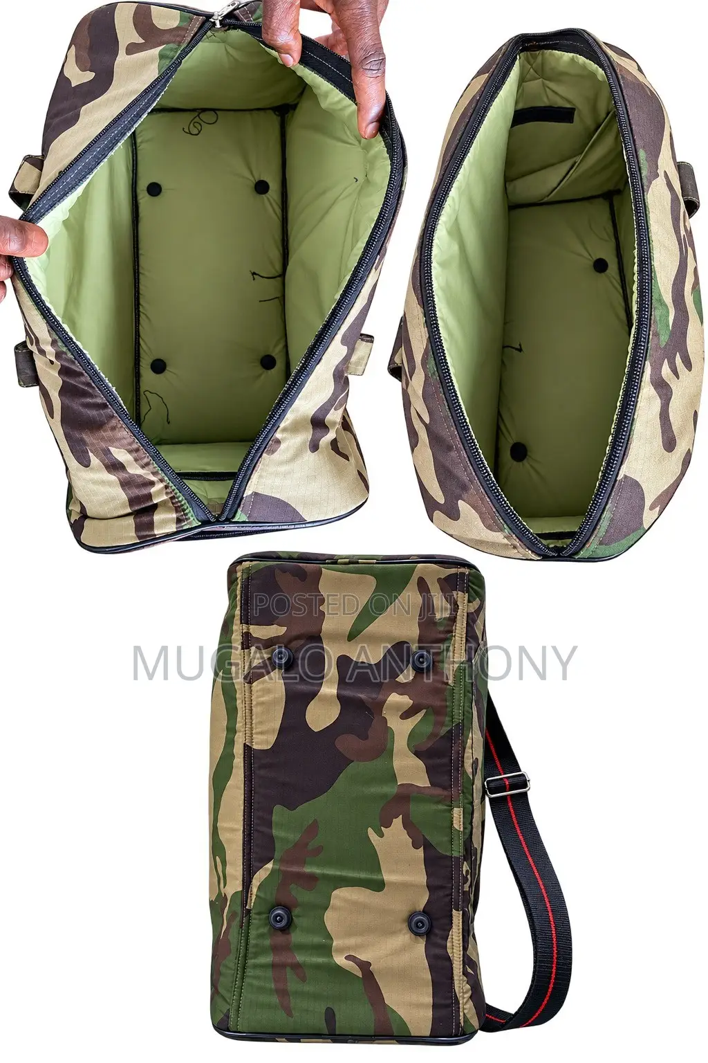 Military Inspired Camouflage Duffel/Travel Bag