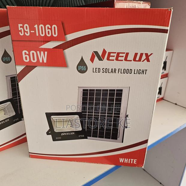 Neelux 60W Solar Flood Light IP66 Outdoor Security Light - thumbnail 2