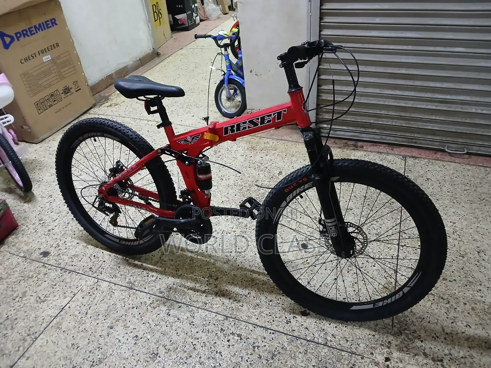 Reset 26-Inch Foldable Full-Suspension Mountain Bike