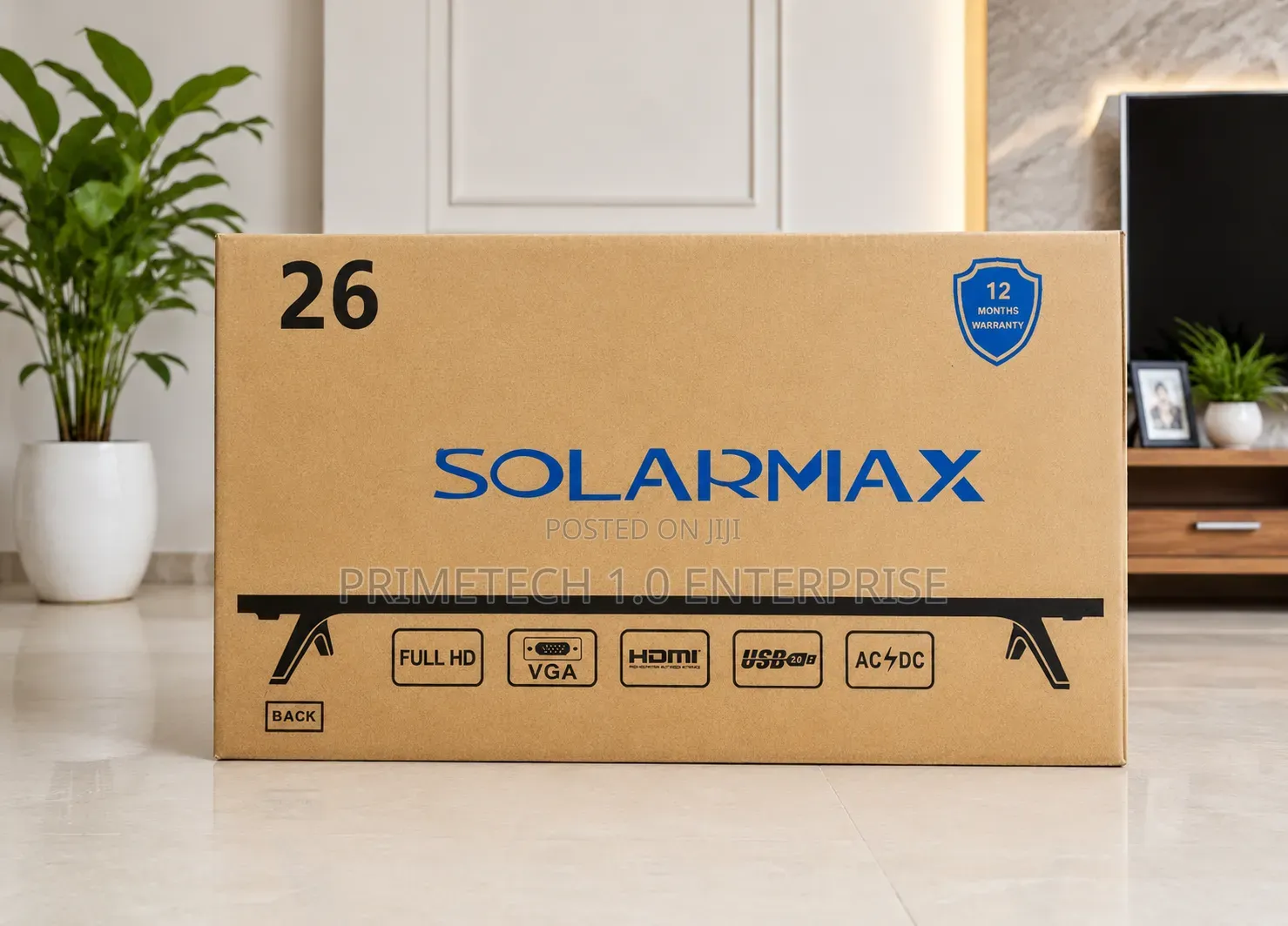 Solarmax Flat Screen Flameless 26 Inches TV