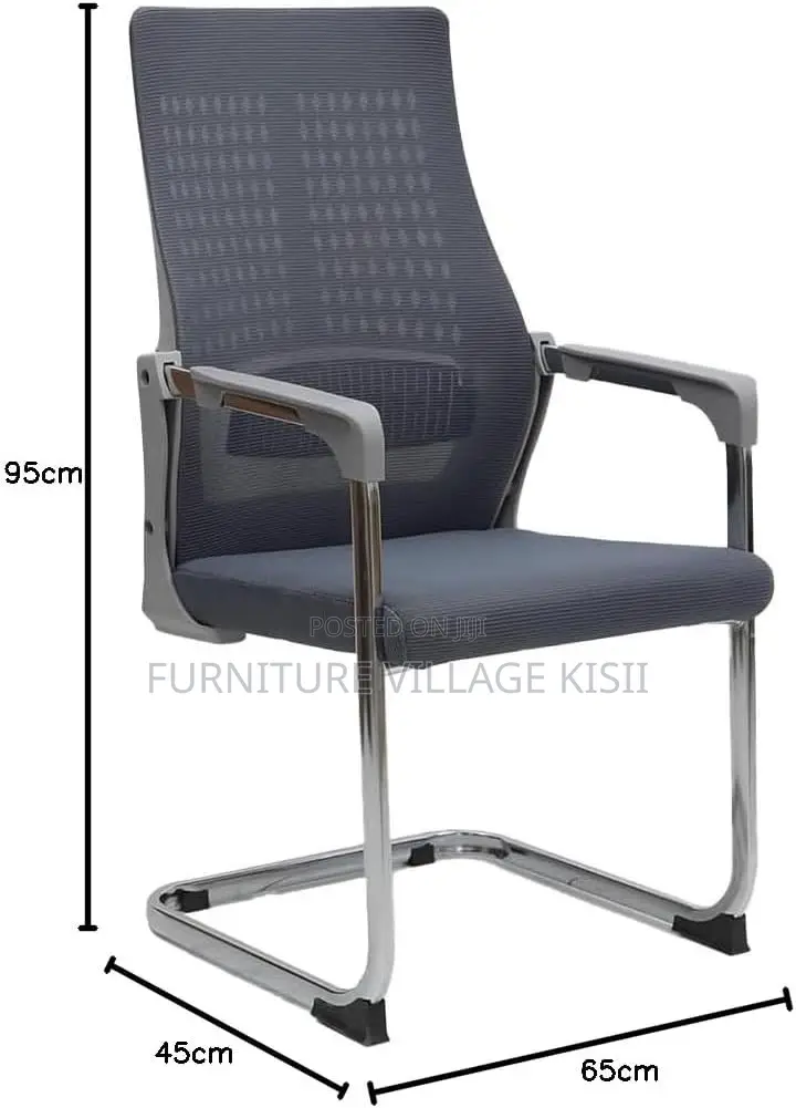 Office Chair: Ergonomic Mesh Visitors Seat