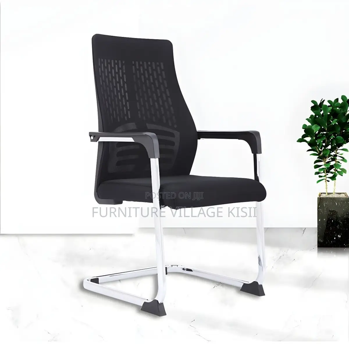 Office Chair: Ergonomic Mesh Visitors Seat