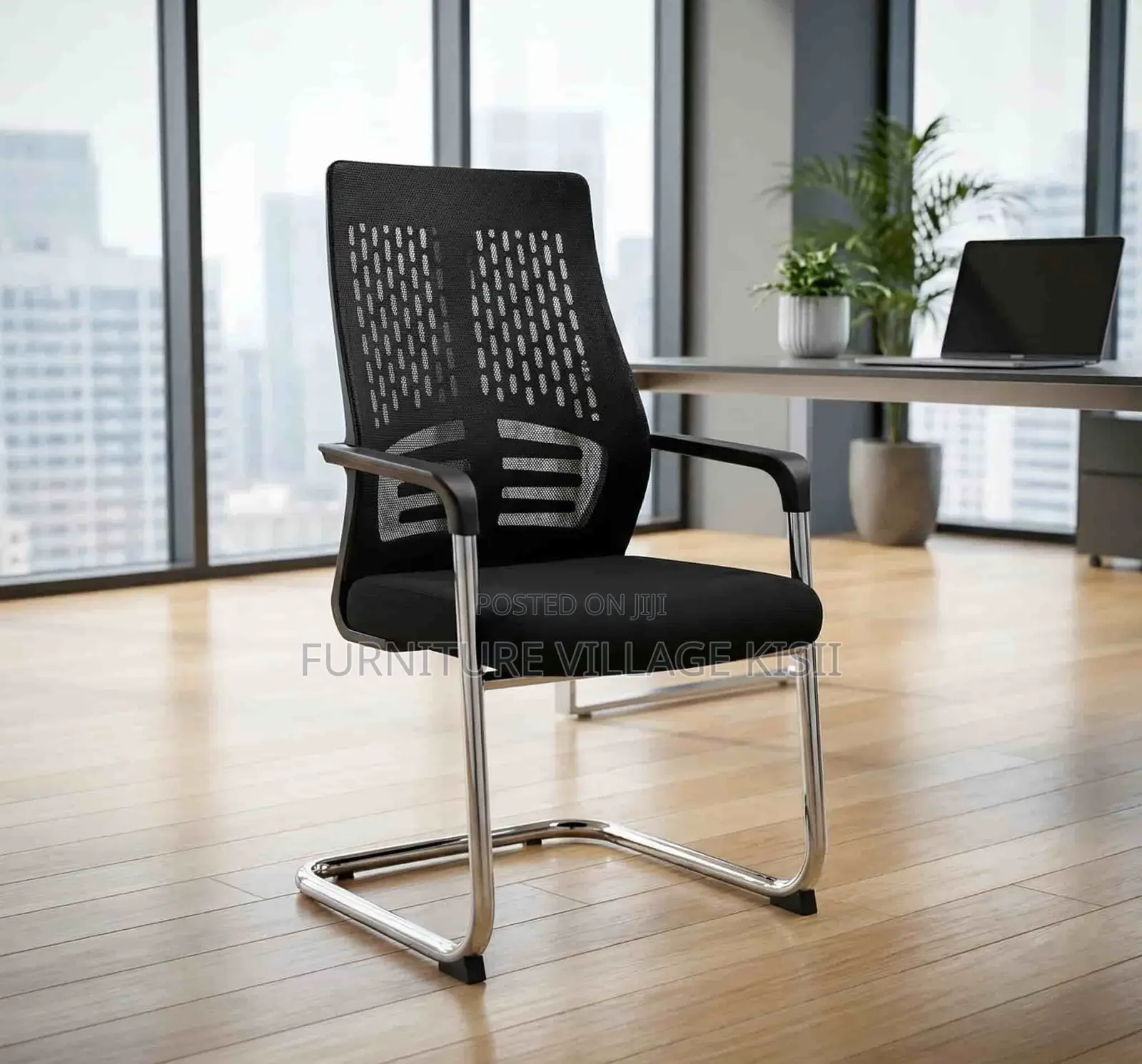 Office Chair: Ergonomic Mesh Visitors Seat