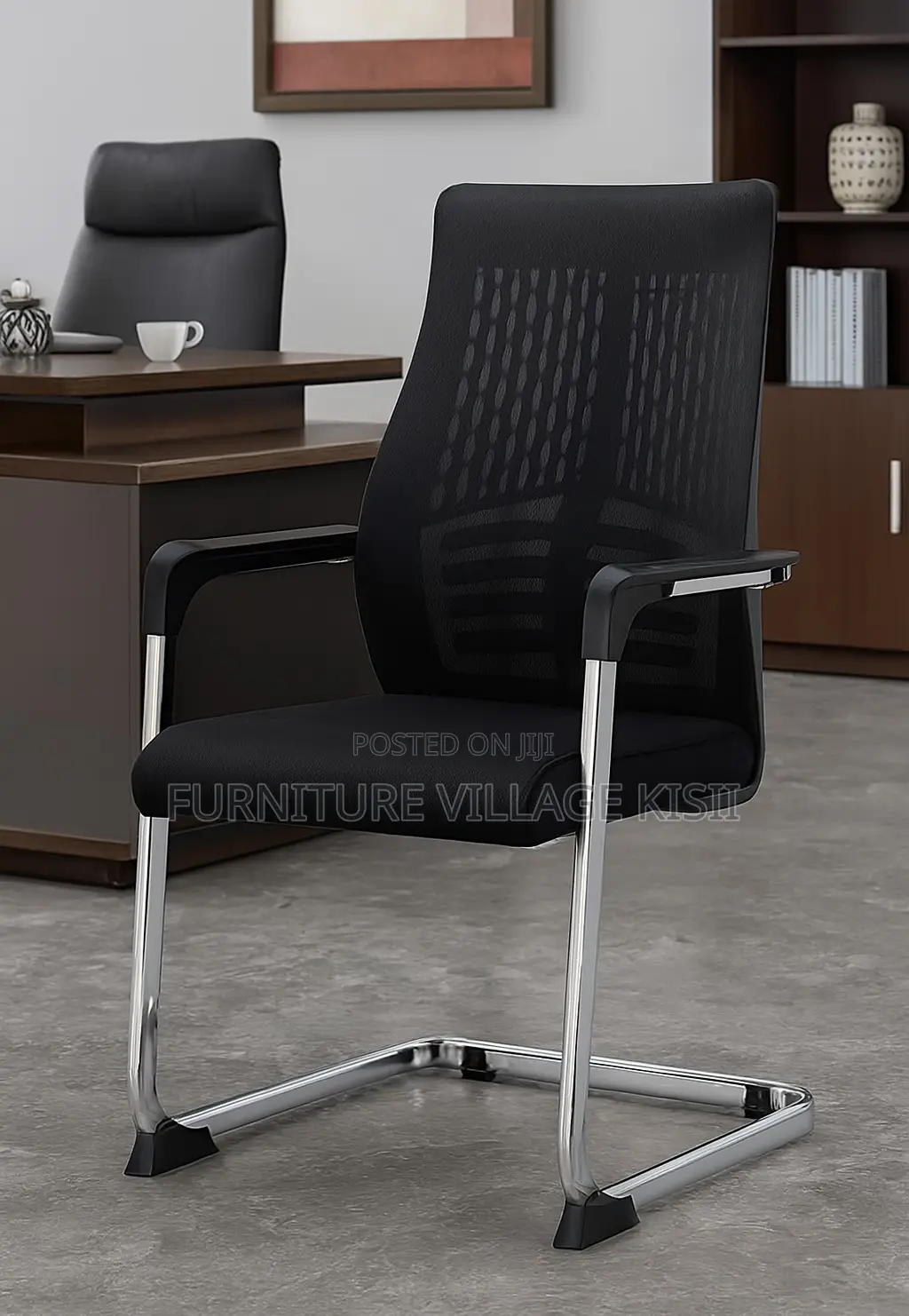 Office Chair: Ergonomic Mesh Visitors Seat