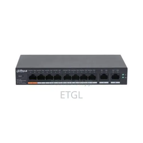 Dahua 10 Port PoE Switch DH-CS4010-8ET2GT-60 Desktop Switch