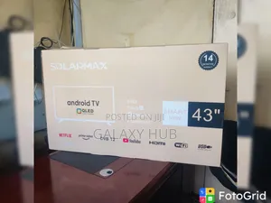 *Solarmax 43" Android QLED Smart TV