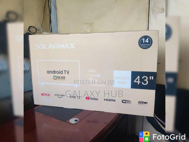 *Solarmax 43" Android QLED Smart TV