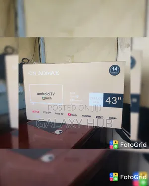 *Solarmax 43" Android QLED Smart TV