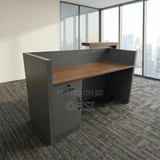 Office Furniture: Imported Front Office Reception Desk - thumbnail 7