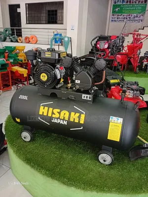 Hisaki 200L Air Compressor With 8.5hp Diesel Engine