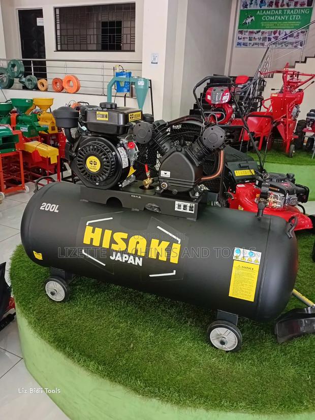 Hisaki 200L Air Compressor With 8.5hp Diesel Engine - main view