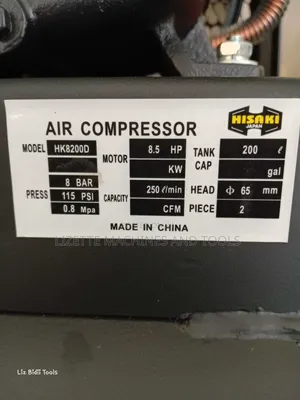 Hisaki 200L Air Compressor With 8.5hp Diesel Engine