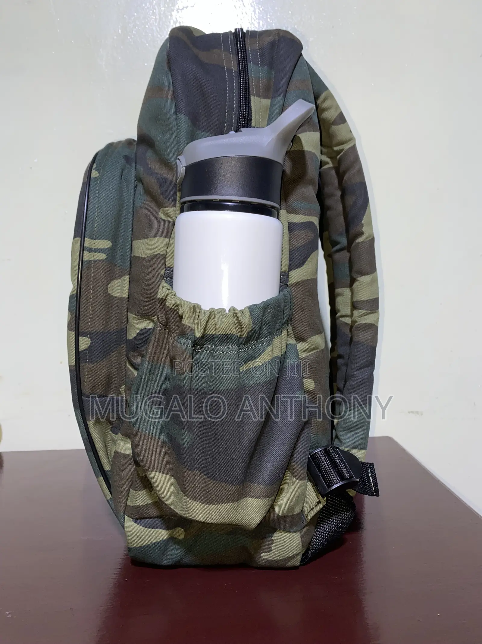 Military Inspired Camouflage Laptop Backpack Bag