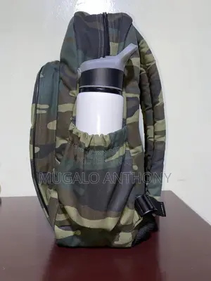 Military Inspired Camouflage Laptop Backpack Bag