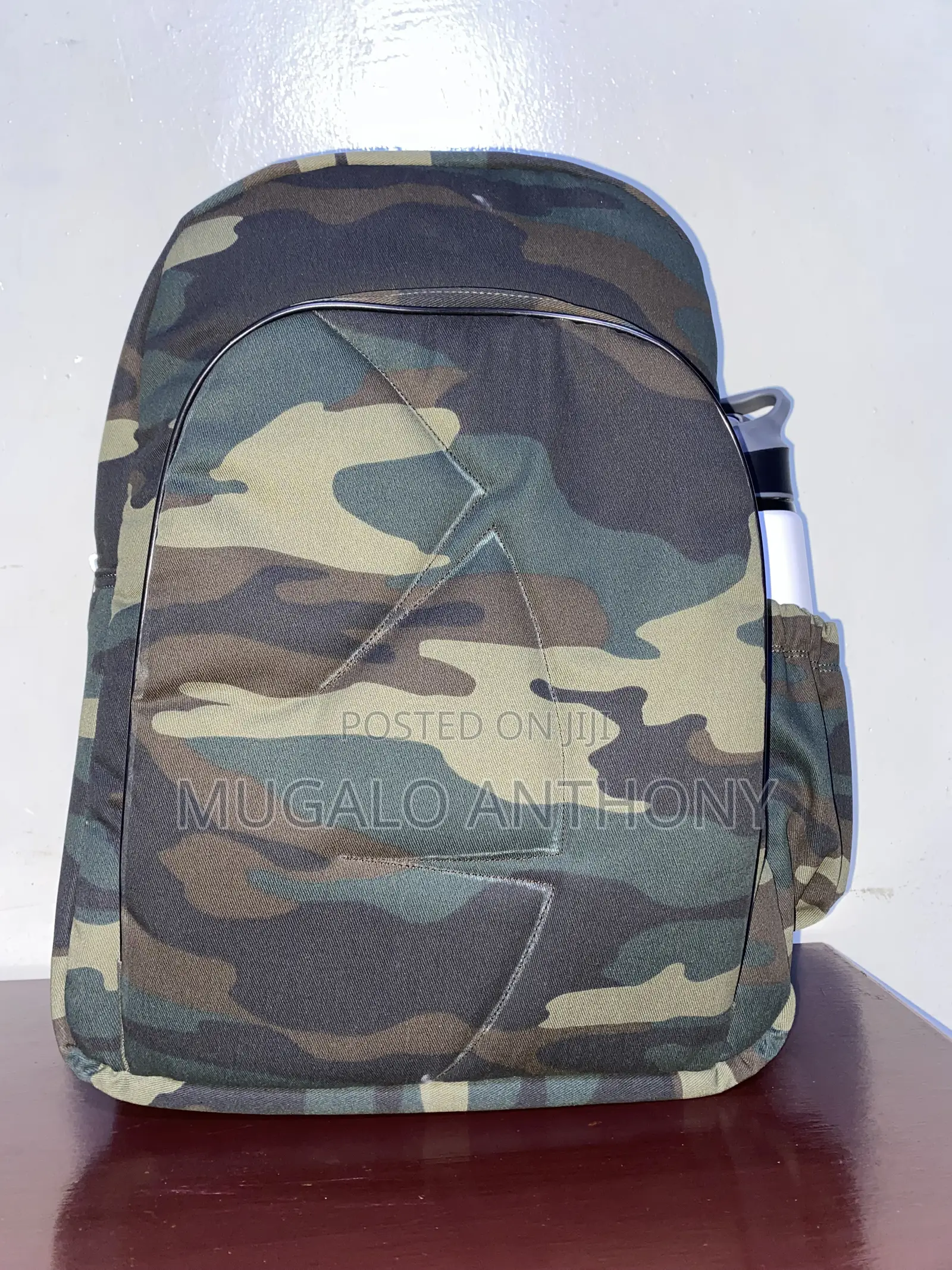 Military Inspired Camouflage Laptop Backpack Bag