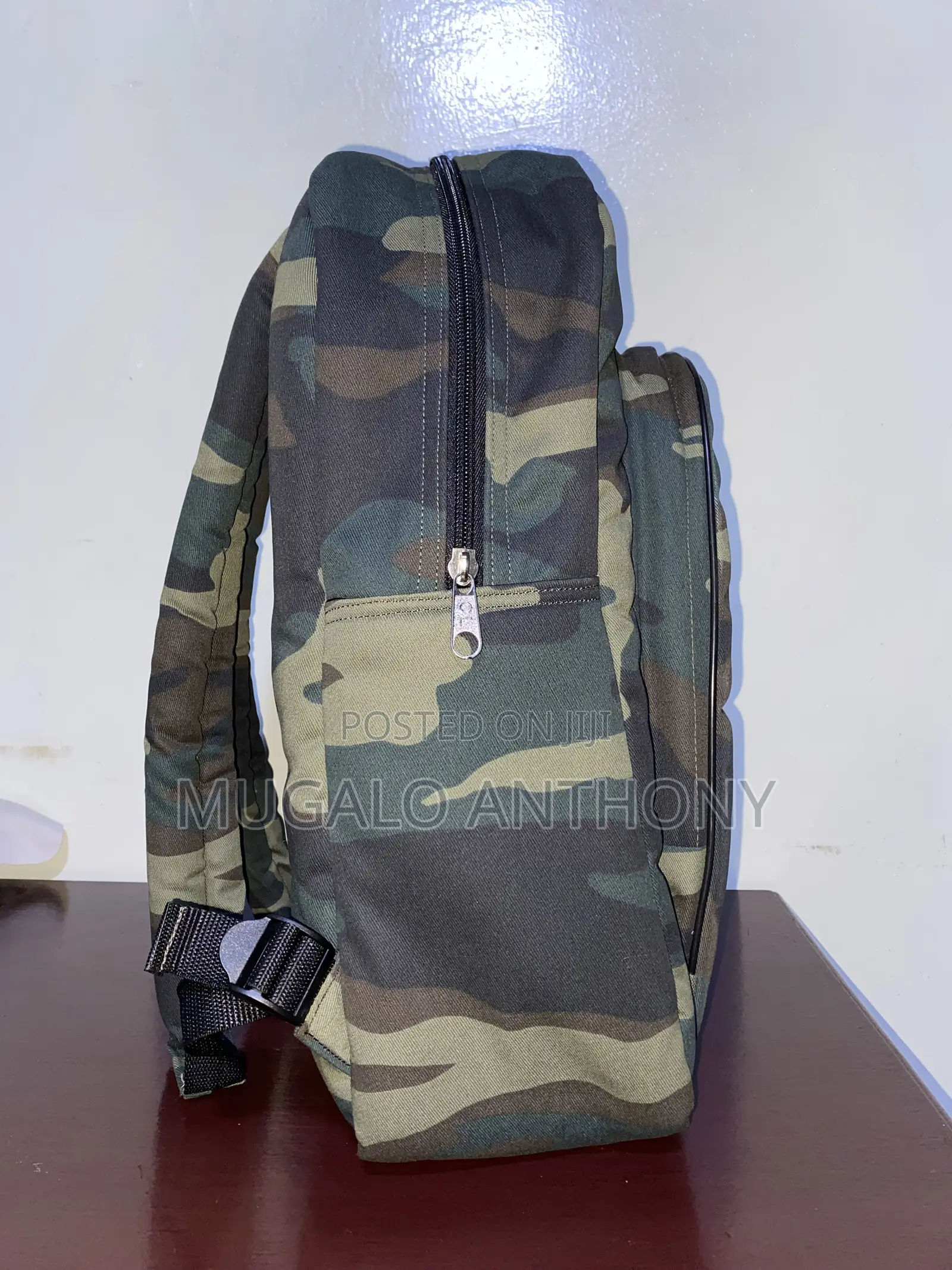 Military Inspired Camouflage Laptop Backpack Bag