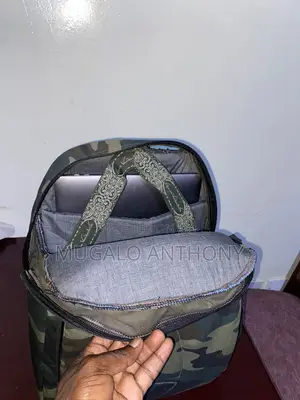 Military Inspired Camouflage Laptop Backpack Bag