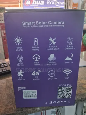 Solar Powered Smart Alarm PTZ 4G Wifi Camera Model: QL23-W)