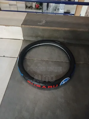 Branded Subaru Steering Wheel Cover | Premium Subaru Steering Cover