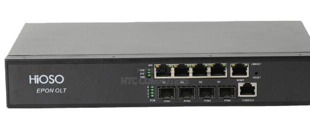 Hioso Ha7304 Olt Epon 4 Port + 4 SFP Px20++ Upto 256 ONUS