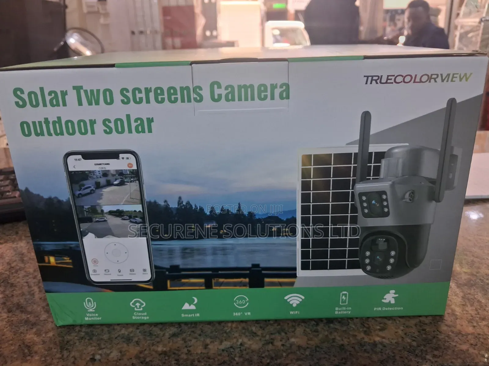 V380 Pro Smart Solar Camera 4G Wifi (Model: VCS09-G)