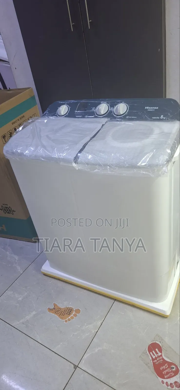 Hisense 8kg Twin Tub Top Load Semi Automatic Washing Machine