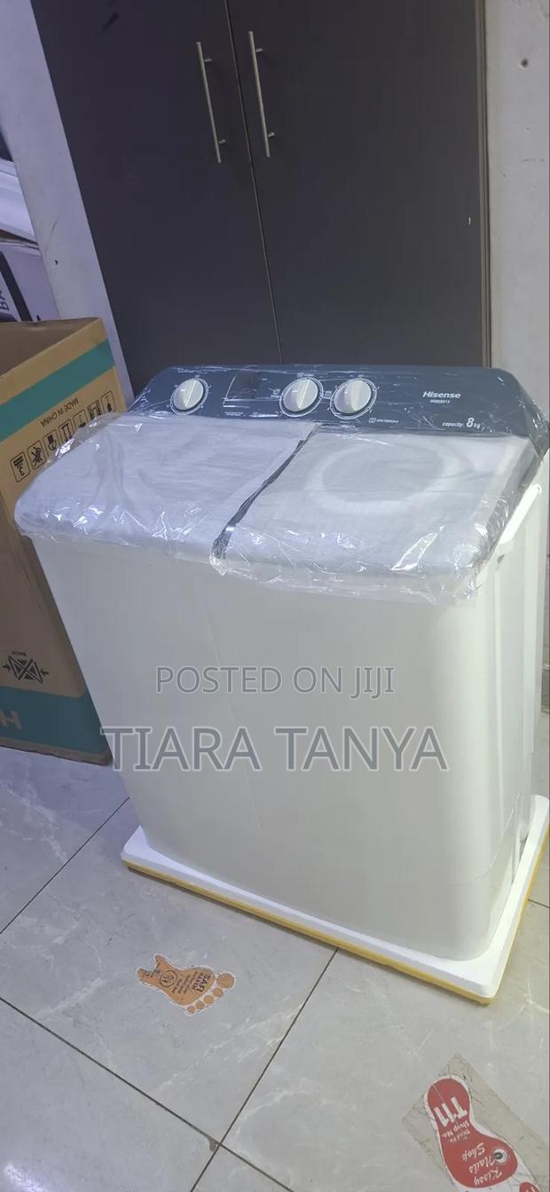 Hisense 8kg Twin Tub Top Load Semi Automatic Washing Machine - thumbnail 2