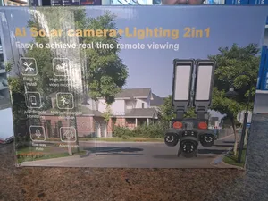 2-in-1 AI Solar Camera and LED Street Lighting System