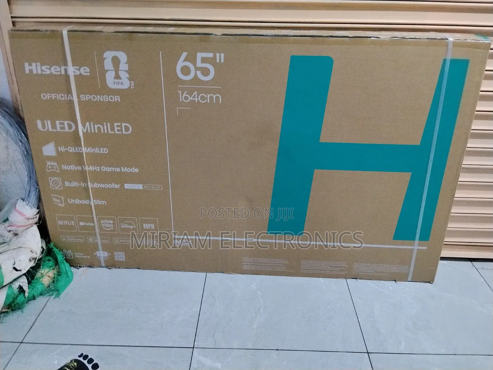 Hisense 65" Miniled Uled Smart 144hz Gaming Quantum Dot