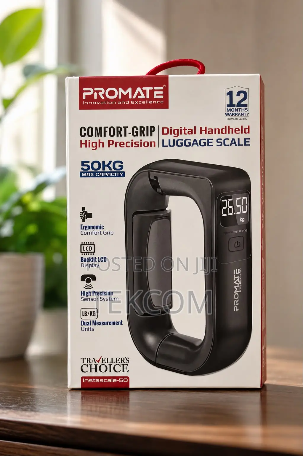 Digital 50kg Luggage Scale-Promate Instascale-50