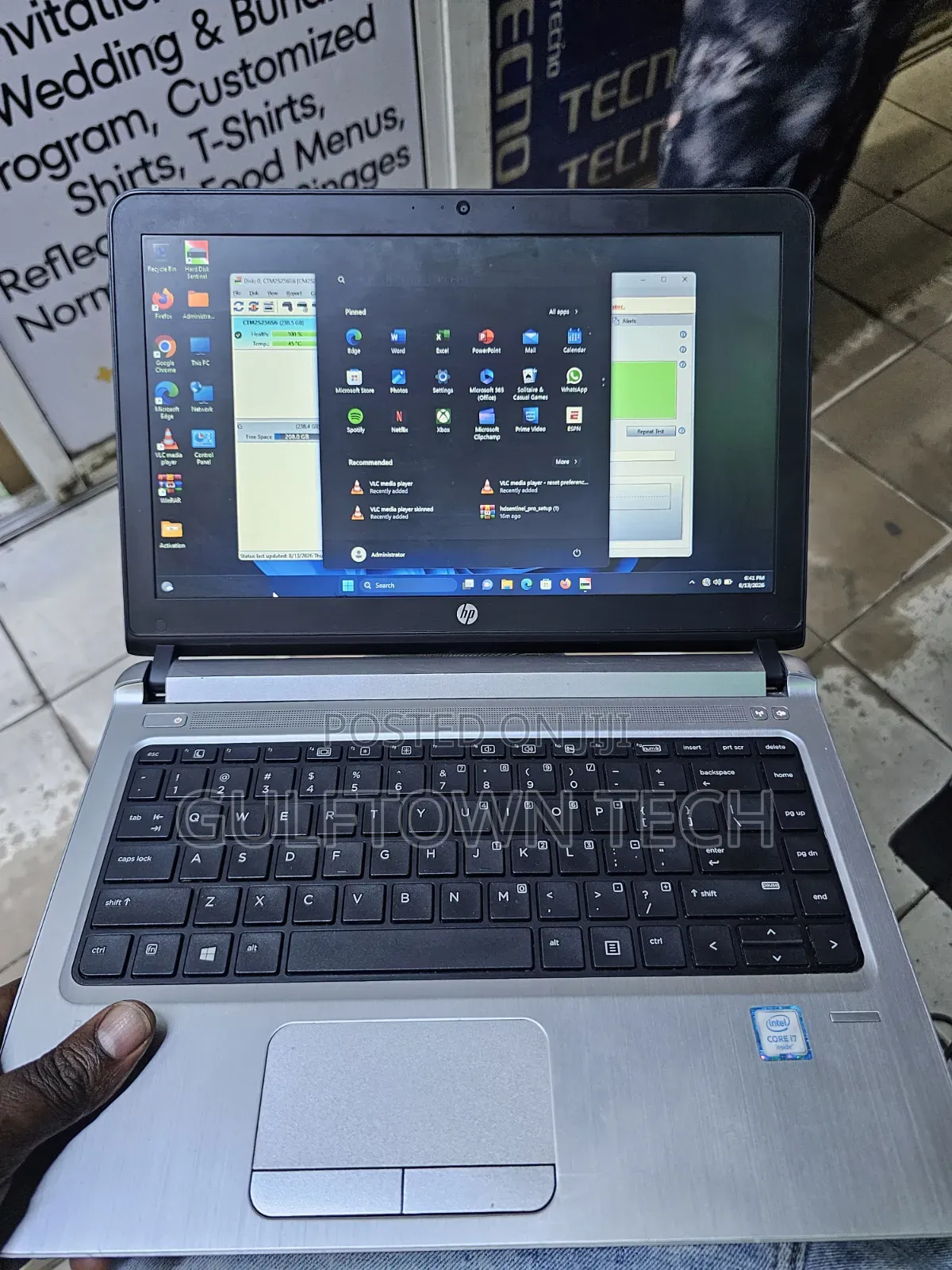Laptop HP ProBook 430 G3 8GB Intel Core i7 SSD 256GB