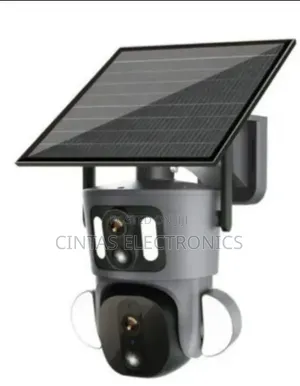 UBOX 4MP Dual Lens 4G PTZ Solar Camera With Foodlight
