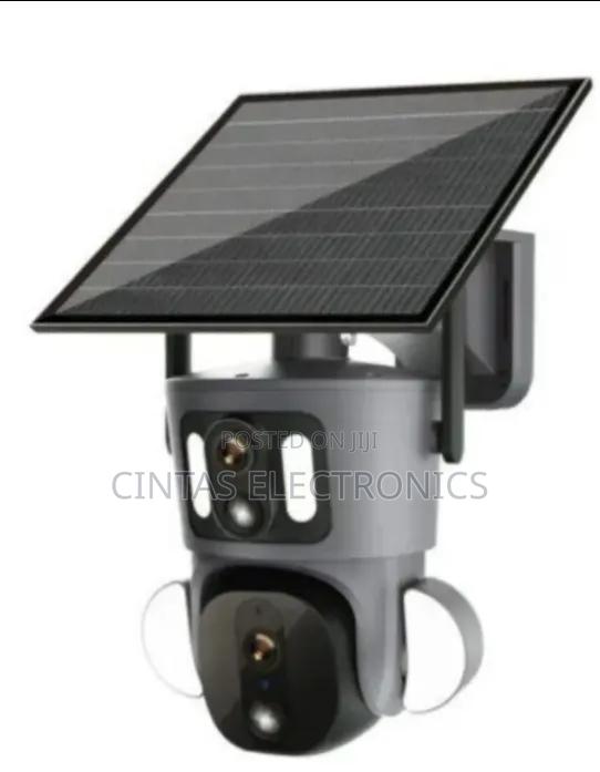 UBOX 4MP Dual Lens 4G PTZ Solar Camera With Foodlight - main view