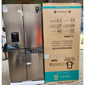 Hisense 4 Door Refrigerator With Water Dispenser and Ice Maker Option