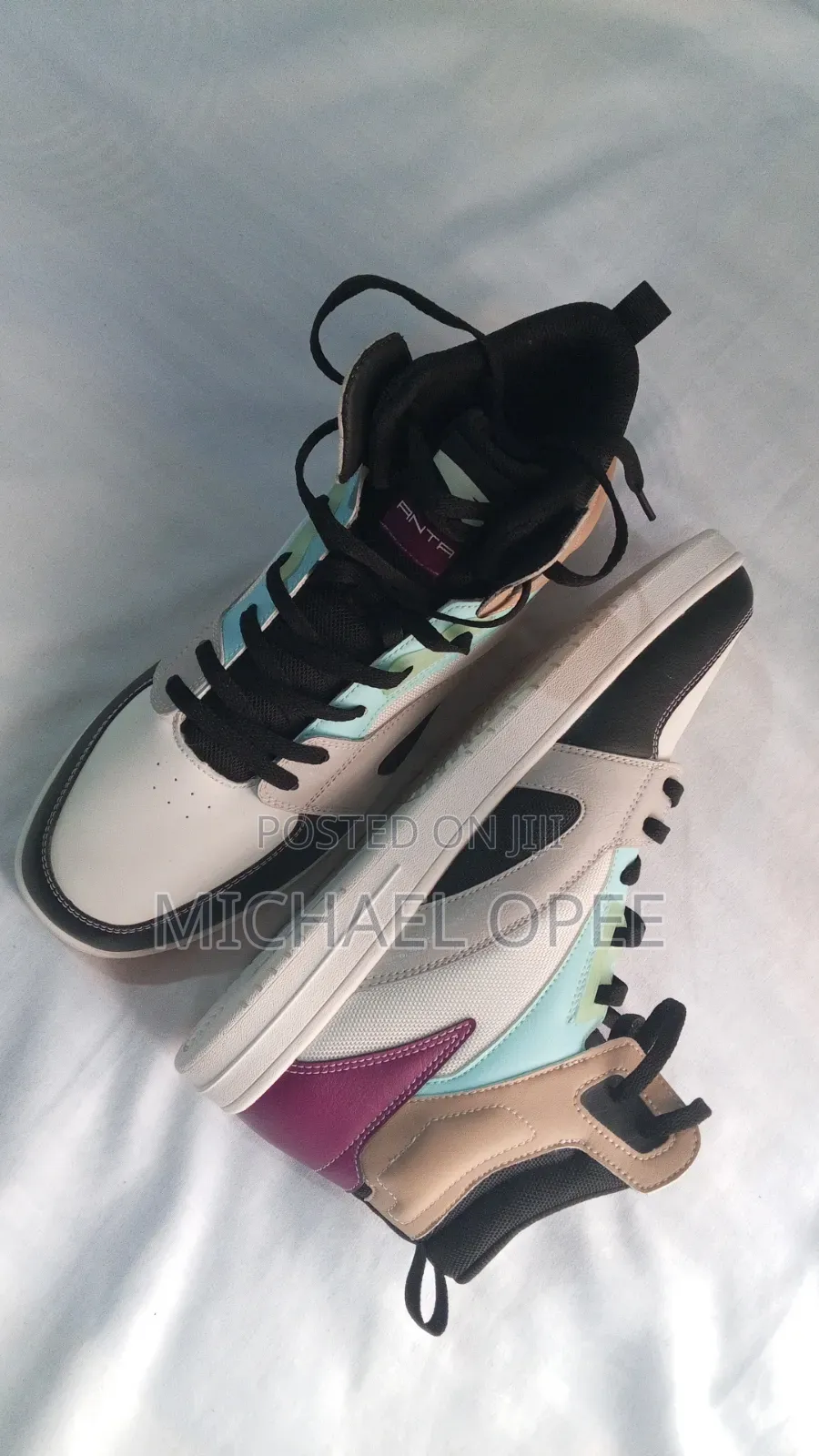 Anta Streetball High 'White Grey Brown'