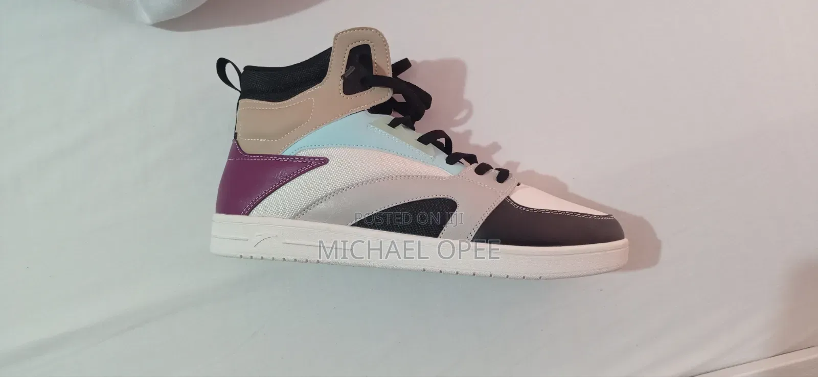 Anta Streetball High 'White Grey Brown'