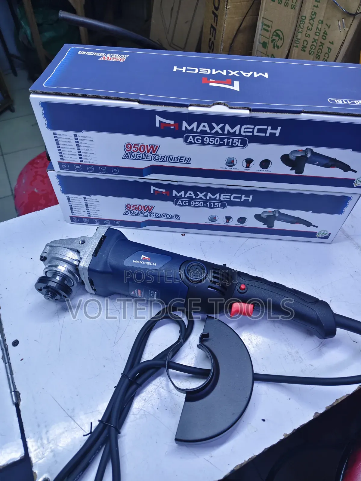 Maxmech 950W Heavy Duty Industrial Angle Grinder - 4.5 Inch (115mm)