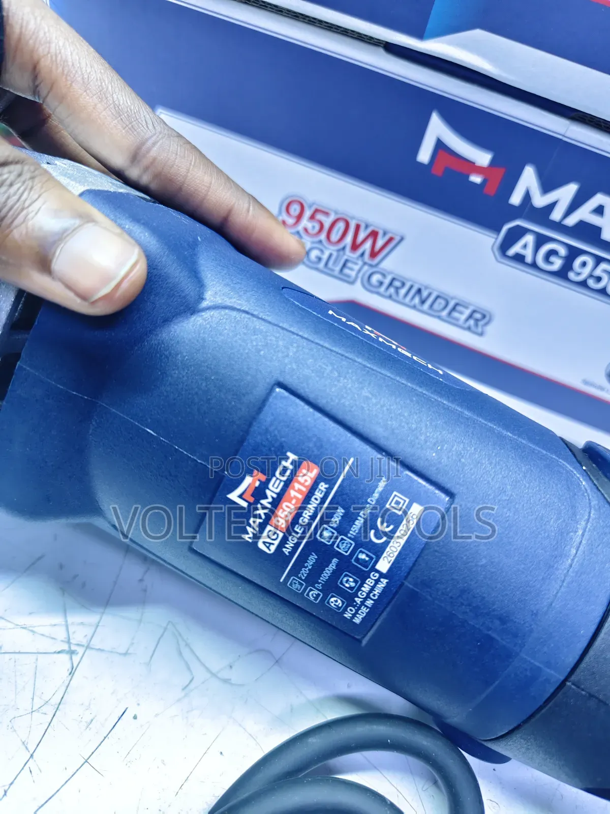 Maxmech 950W Heavy Duty Industrial Angle Grinder - 4.5 Inch (115mm)