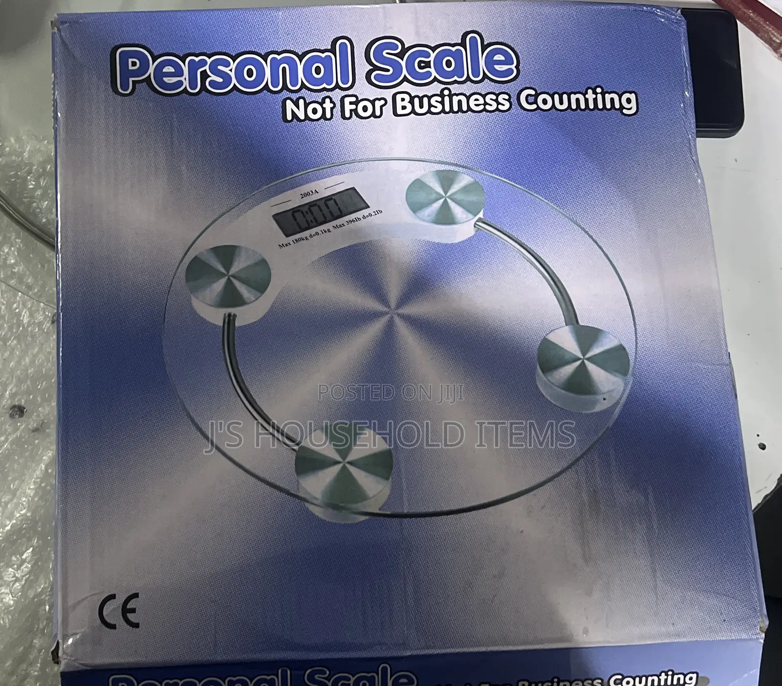 Digital Bathroom Weighing Scale 180kg Max