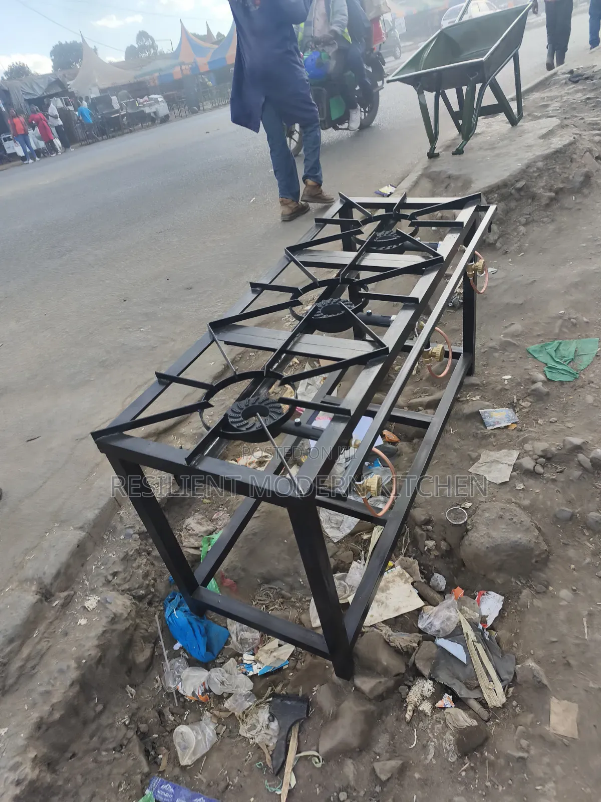 Mild Steel 3 Burner Gas Cooker
