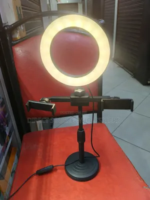 Dual Phone Holder Table Stand for TikTok Live Streaming